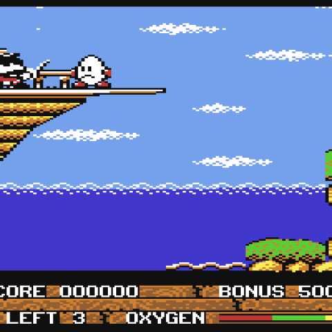 Bubble Dizzy Screenshot ("Oliver Twins" developing material ): For Commodore C64.