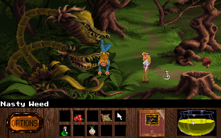Fables & Fiends: Hand of Fate Screenshot (Westwood Studios website, 1997): Marco, hanging around as usual....