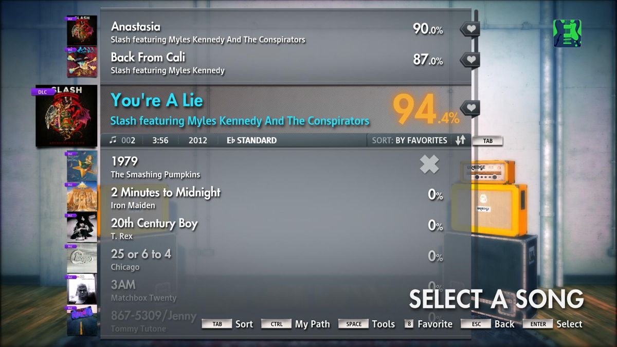 Rocksmith: All-new 2014 Edition - Slash featuring Myles Kennedy and The Conspirators: You're a Lie Screenshot (Steam)