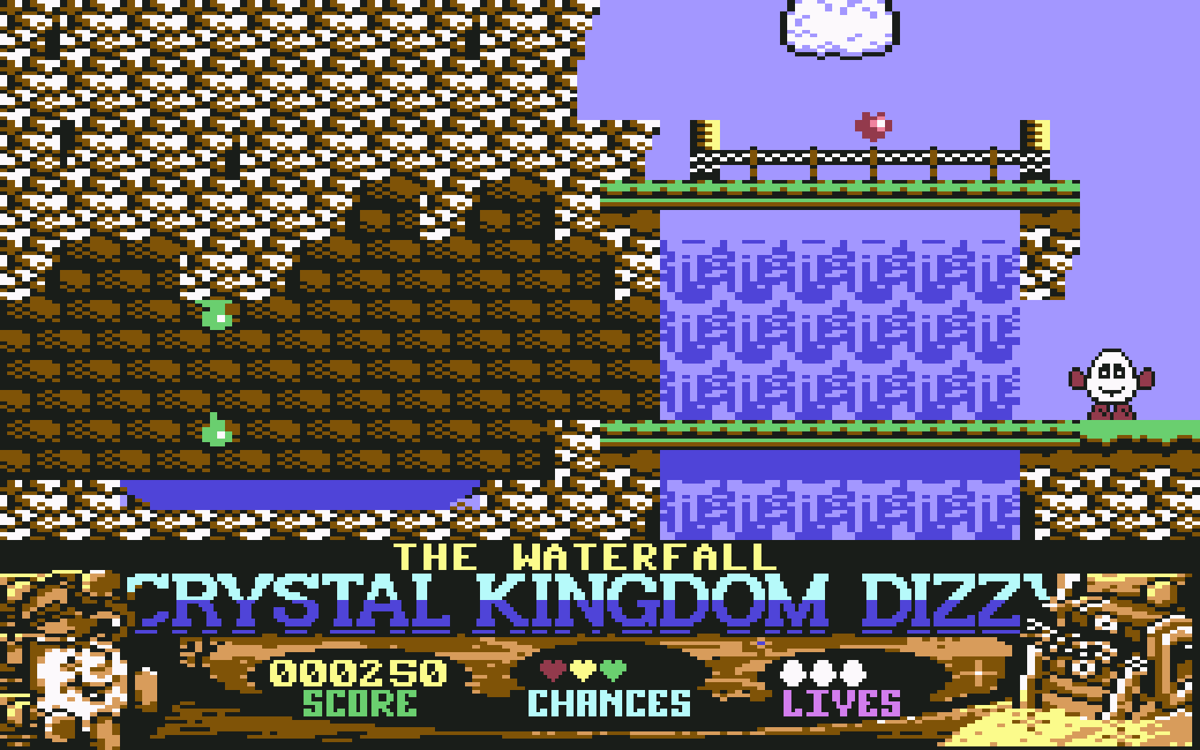 Crystal Kingdom Dizzy Screenshot ("Oliver Twins" developing material ): For Commodore 64