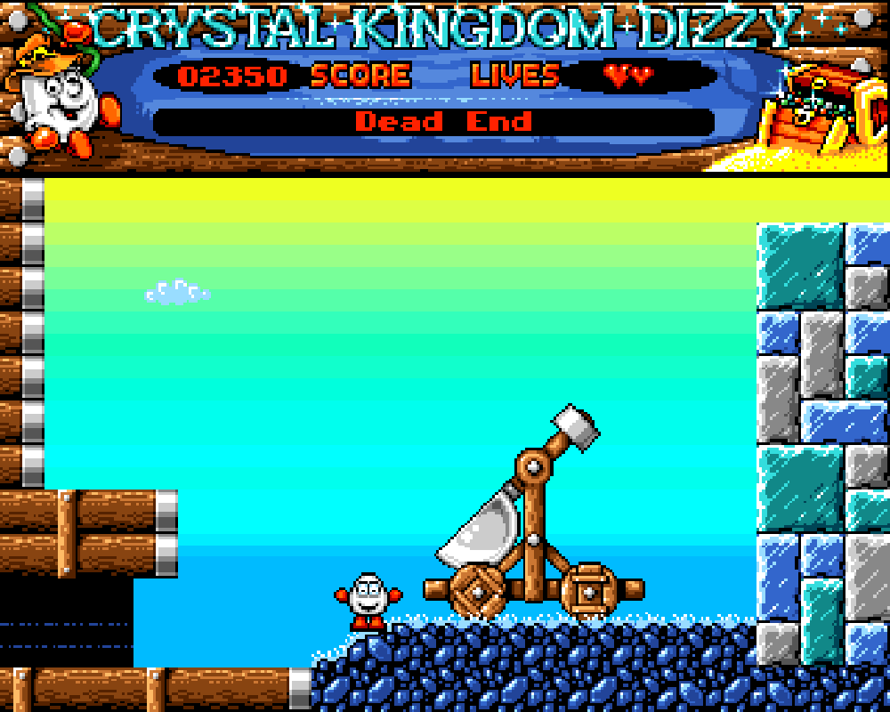 Crystal Kingdom Dizzy Screenshot ("Oliver Twins" developing material ): For Amiga / Atari ST