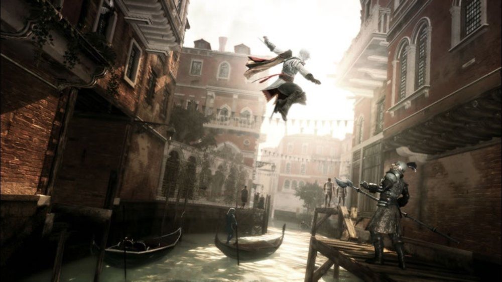 Assassin's Creed II Screenshot (Xbox.com product page): Air assassination