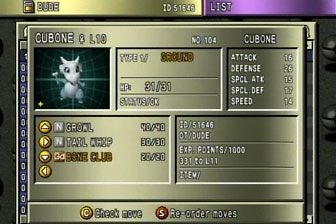 Pokémon Stadium 2 Screenshot (PokémonStadium.com): If you've been fortunate enough to catch one of the specially colored Pokémon in Gold or Silver, you can load your GB Pak into the Transfer Pak and see what your unusual find looks like in 3D.