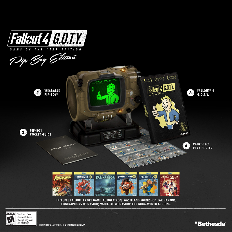 Fallout 4: Game of the Year Edition (Pip-Boy Edition) Other (Official Bethesda Store, 2017-09-27)