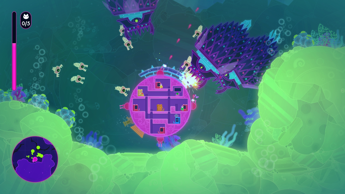Lovers in a Dangerous Spacetime Screenshot (Xbox.com product page)