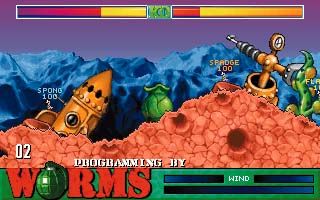 Worms Screenshot (Team17 Software website, 1998)