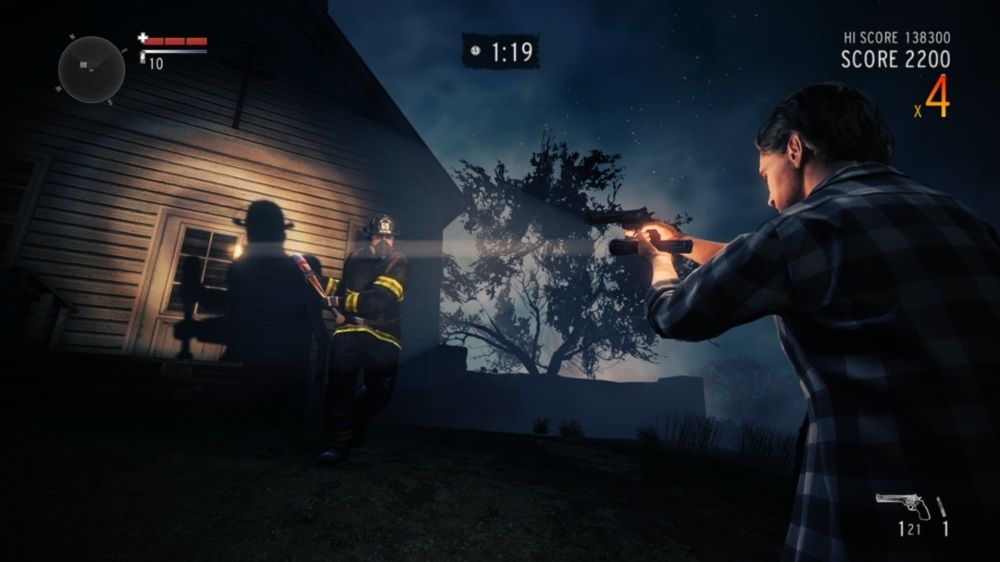 Alan Wake's American Nightmare Screenshot (Xbox.com product page): A firefighter