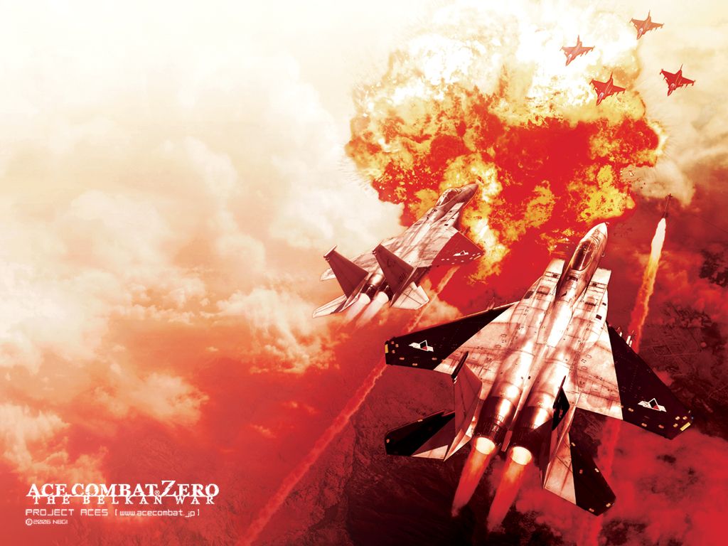 Ace Combat Zero: The Belkan War Wallpaper (Official Web Site): 1024x768