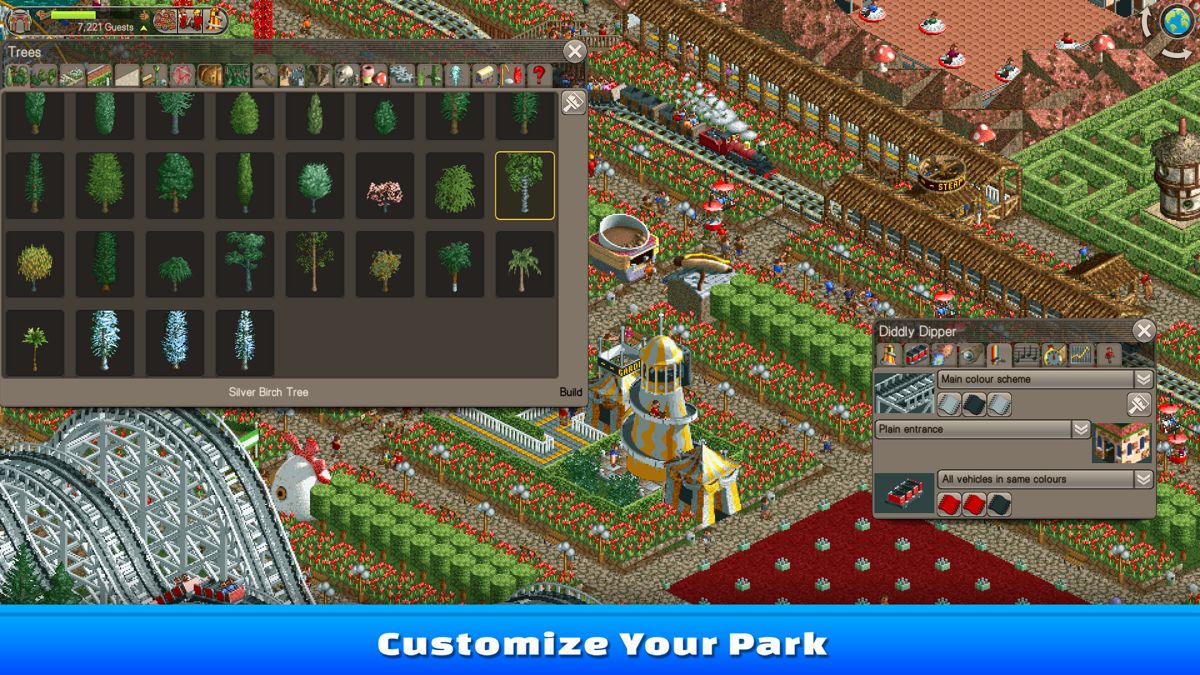 RollerCoaster Tycoon: Classic Screenshot (Steam)