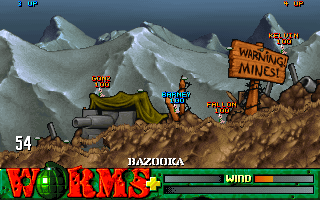 Worms: Reinforcements Screenshot (Team17 Software website, 1996)