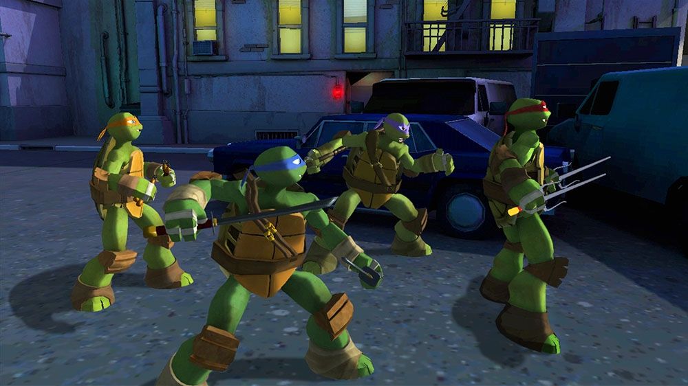Teenage Mutant Ninja Turtles Screenshot (Xbox.com product page): The whole gang