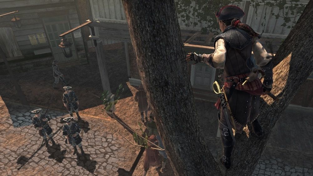 Assassin's Creed III: Liberation Screenshot (Xbox.com product page): Stalking enemies