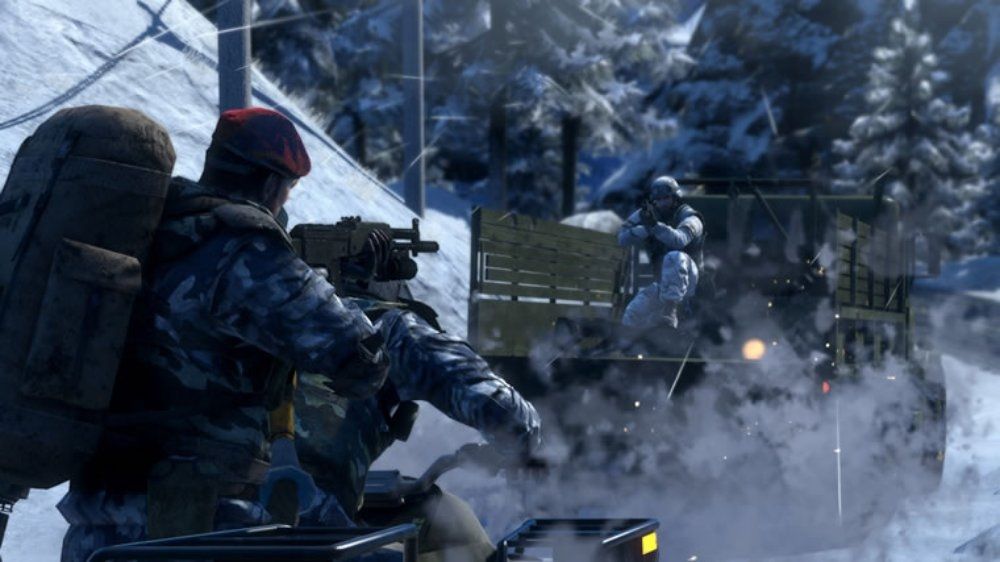 Battlefield: Bad Company 2 Screenshot (Xbox.com product page): Holding off enemies