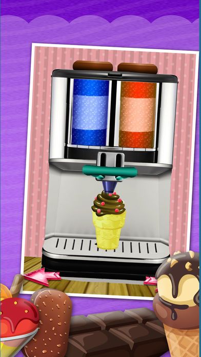 Chilly Dessert Maker & Sweet Ice Cream Creator: Cone, Sundae, & Sandwich Screenshot (iTunes Store)