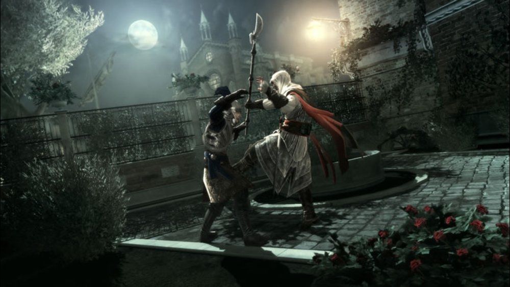 Assassin's Creed II Screenshot (Xbox.com product page): Disarming a guard