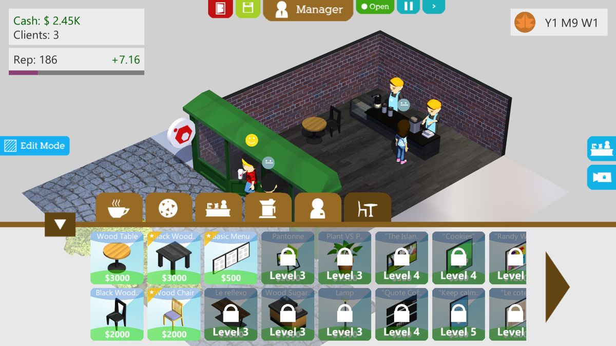 Coffee Shop Tycoon Screenshot (Steam)