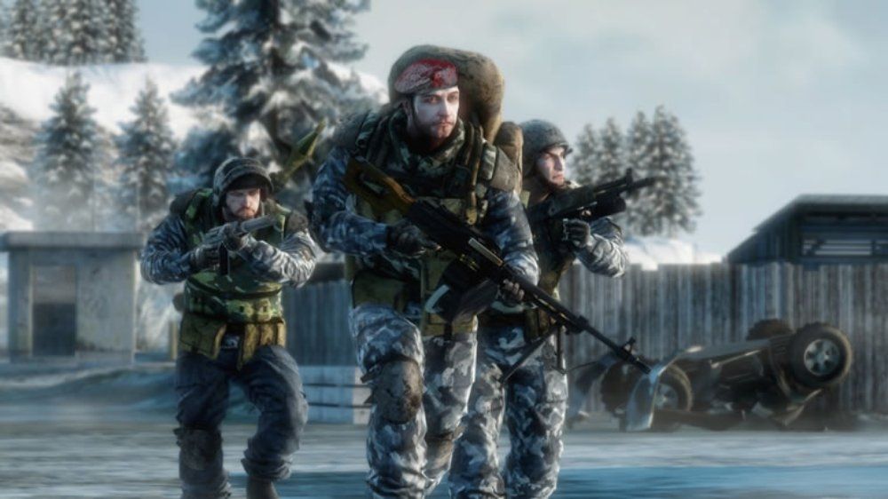 Battlefield: Bad Company 2 Screenshot (Xbox.com product page): A couple of enemies