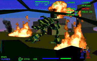 MechWarrior 2: 31st Century Combat Screenshot (Joystick magazine cover CD, September 1995)