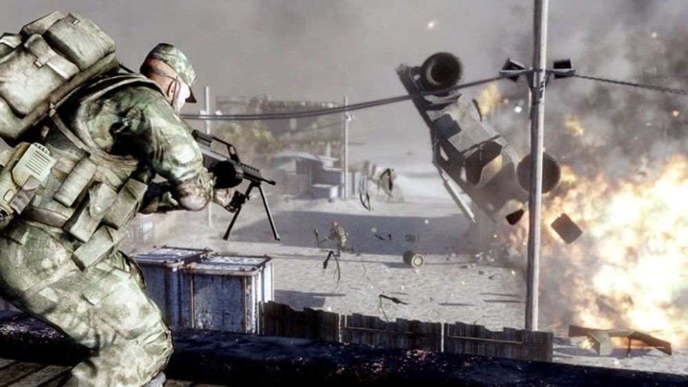 Battlefield: Bad Company 2 Screenshot (Xbox.com product page): That vehicle won't be useable anytime soon