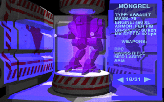MechWarrior 2: 31st Century Combat Screenshot (Preview screenshots, 1994-02-13)