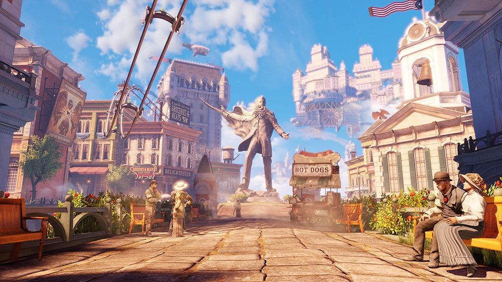 BioShock Infinite Screenshot (Xbox.com product page): One of the beautiful locations of Columbia