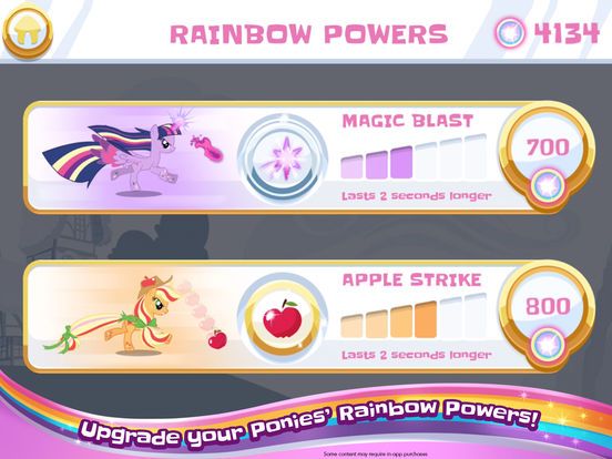 My Little Pony: Rainbow Runners Screenshot (iTunes Store)