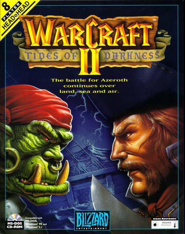 WarCraft II: Tides of Darkness Other (Blizzard Entertainment website, 1997): Box art