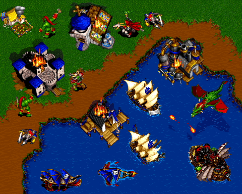 WarCraft II: Tides of Darkness Screenshot (BraSoft website, 1997)