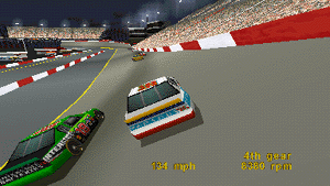 NASCAR Racing Screenshot (Sierra Entertainment website, 1996): Night racing