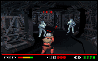 Star Wars: Rebel Assault Screenshot (LucasArts website, 1996): This screenshots is also featured on the back of the game's box.