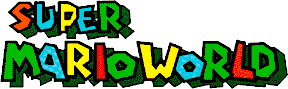Super Mario World Logo (Official Nintendo Japan Website, January 1997)