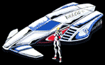 F-Zero X Concept Art (Official Japanese game page): Jody Summer's White Cat