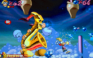 Rayman Screenshot (Lasersoft website, 1996)