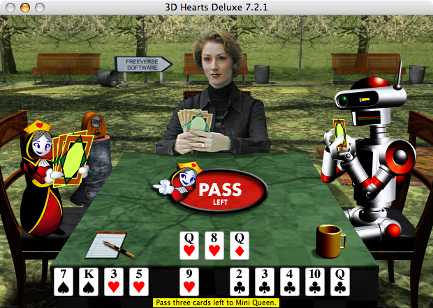 3D Hearts Deluxe Screenshot (freeverse.com, 2010-01-02)