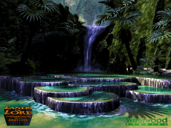 Lands of Lore: Guardians of Destiny Render (Virgin Interactive French website, 1997): Falls