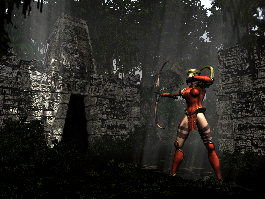 Diablo II Render (Backgrounds Artwork): Act 3 - Jungle