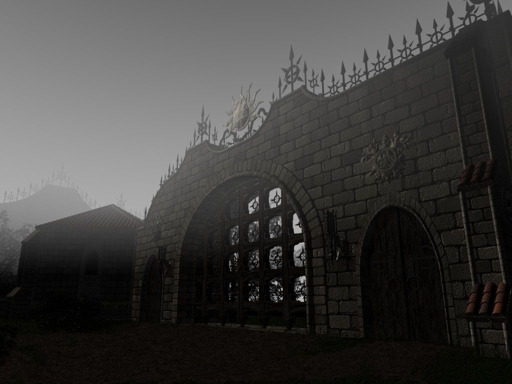 Diablo II Render (Backgrounds Artwork): Act 1 - Monastery Concept 2