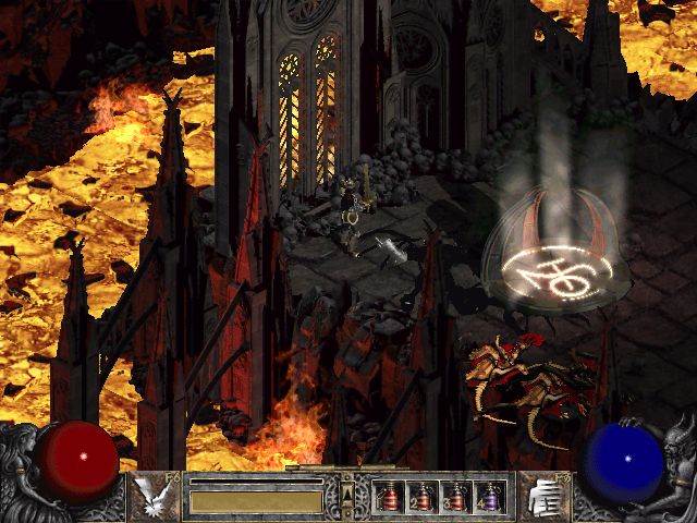 Diablo II Screenshot (Backgrounds Artwork): Act 4 - Diablo's Seal