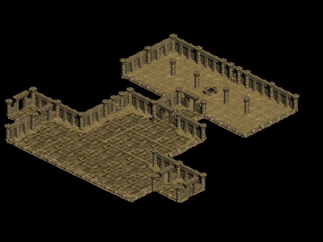 Diablo II Screenshot (Backgrounds Artwork): Act 2 - Tomb Test
