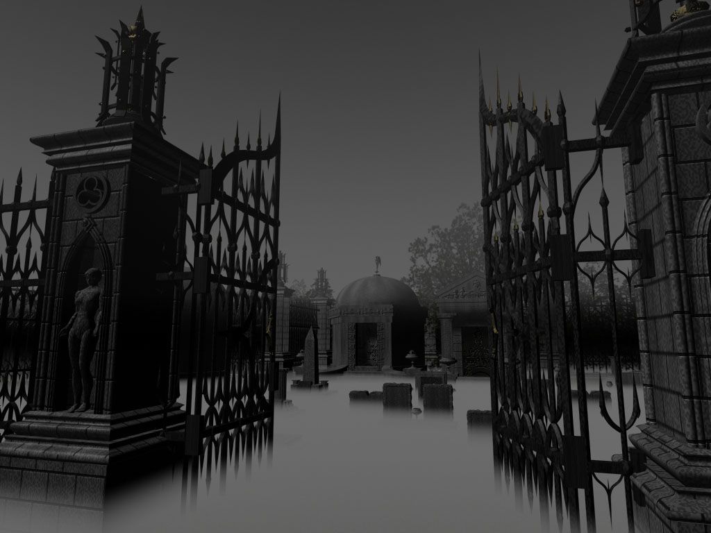 Diablo II Render (Backgrounds Artwork): Act 1 - Graveyard Concept