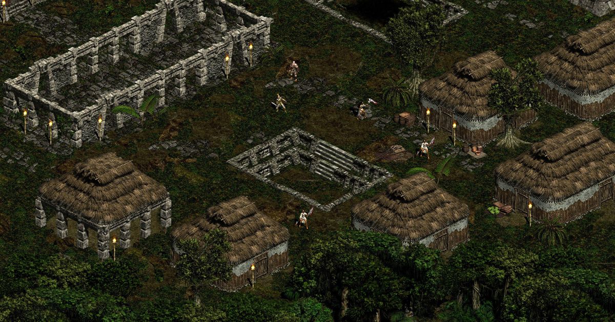 Diablo II Screenshot (Backgrounds Artwork): Act 3 - Kurast Concept