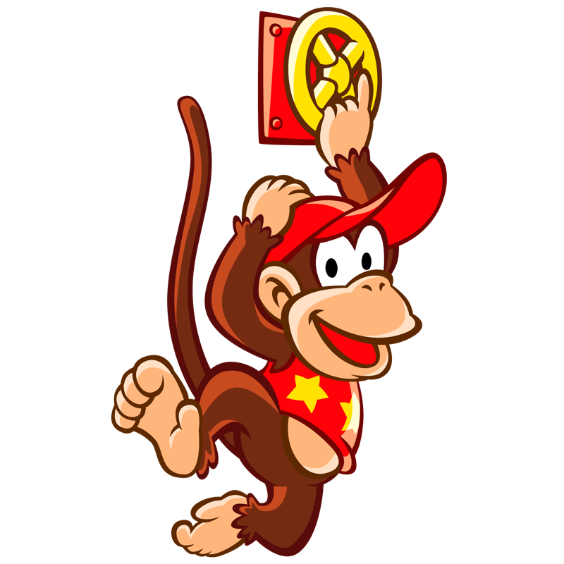 DK: King of Swing Concept Art (Nintendo E3 2004 Press CD): Diddy Kong