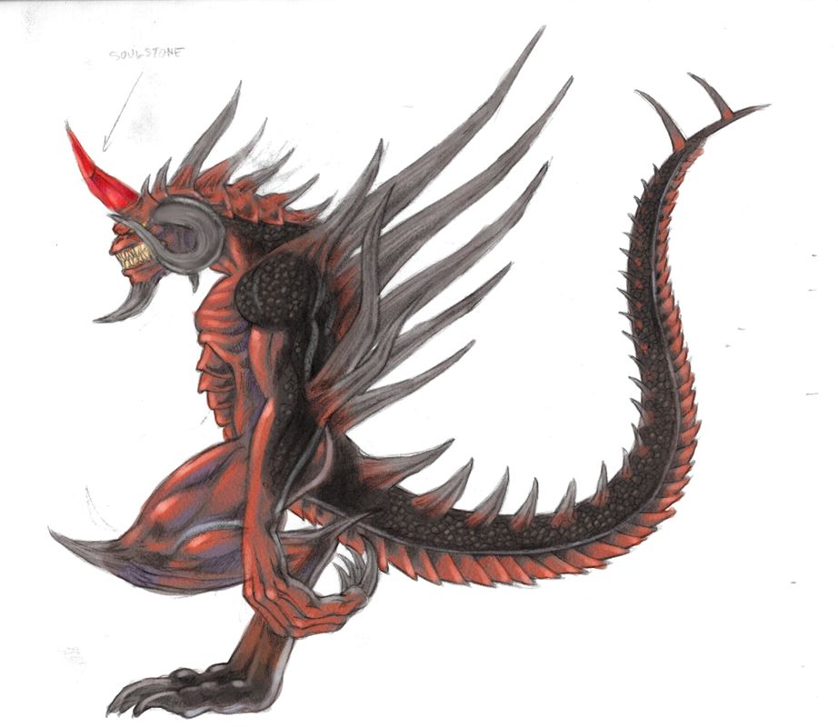 Diablo II Concept Art (Diablo Artwork): Diablo Side