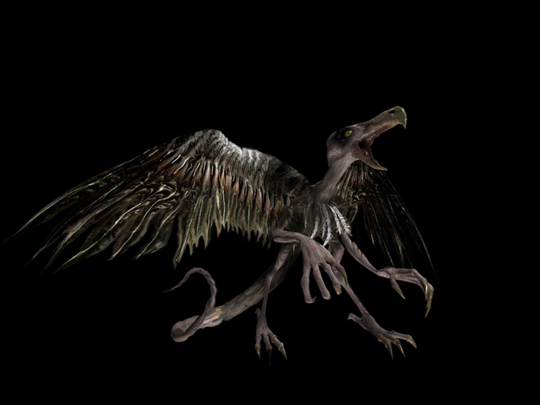 Diablo II Render (Monster Artwork): Vulture Render