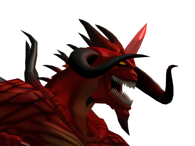 Diablo II Render (Diablo Artwork): Face Open Mouth
