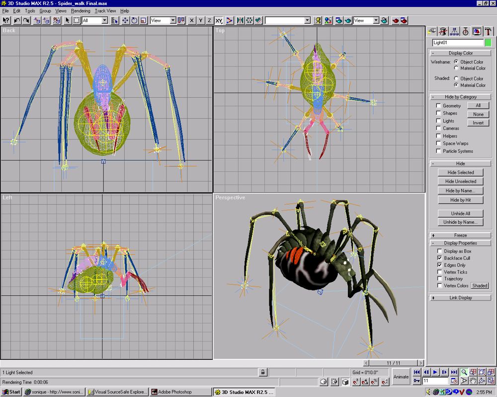 Diablo II Screenshot (Monster Artwork): Spider Work File
