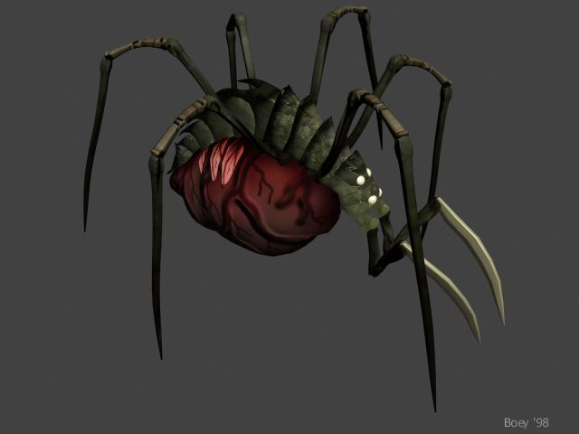 Diablo II Render (Monster Artwork): Spider Render