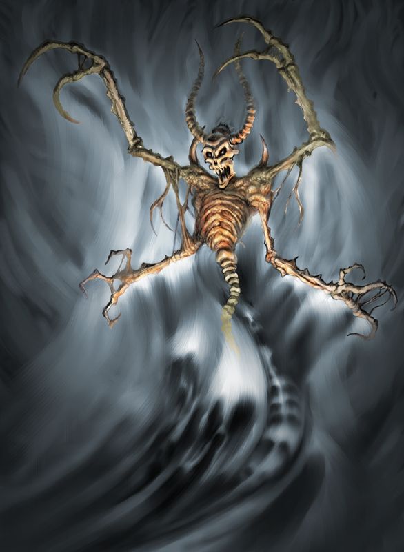 Diablo II Concept Art (Monster Artwork): Mephisto Sketch