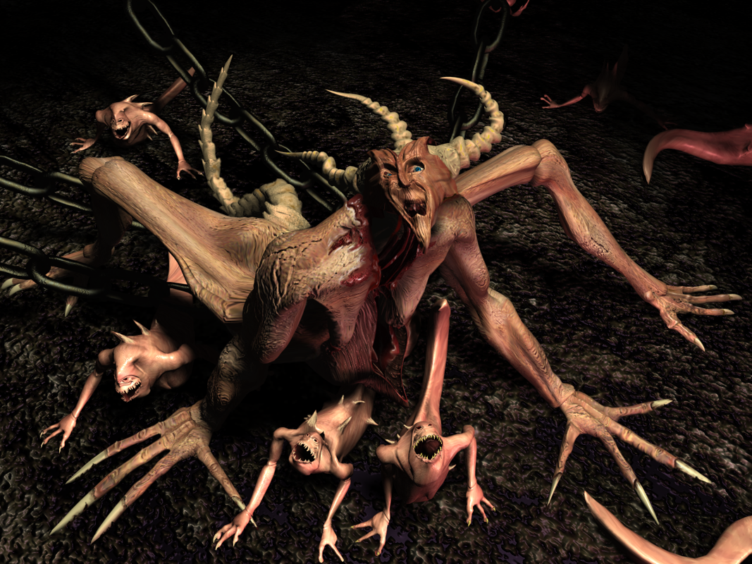 Diablo II Render (Monster Artwork): Vile Family Touch Up