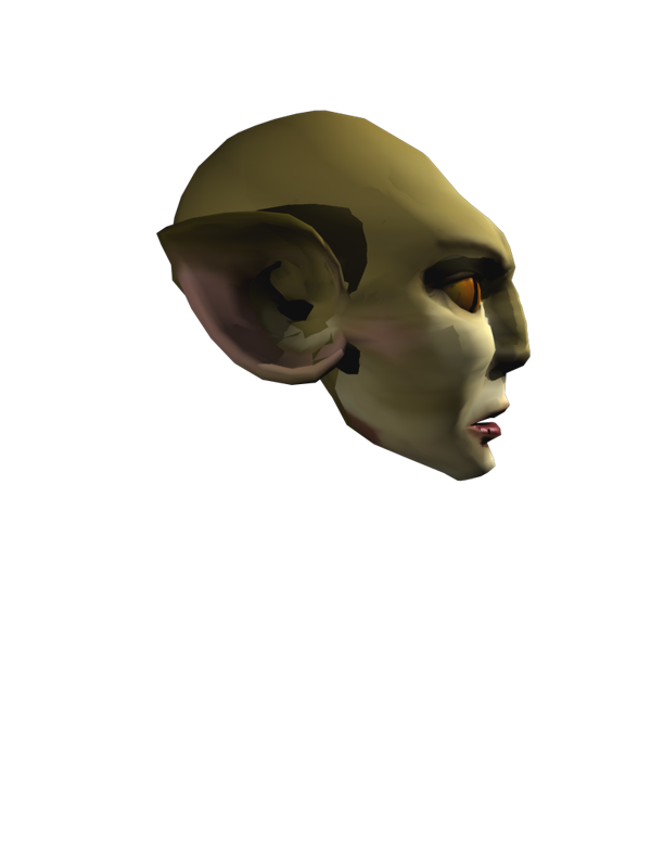 Diablo II Render (Monster Artwork): Panther Woman Head